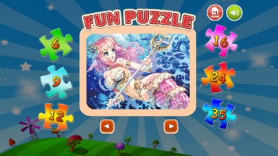 Mermaid Princess Jigsaw - Learning fun puzzle game screenshot 2