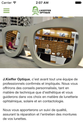 J.Kieffer Optique Marseille screenshot 2