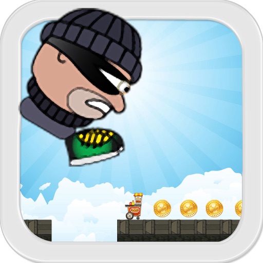 Bandit Hooded Run & Jump in City iOS App
