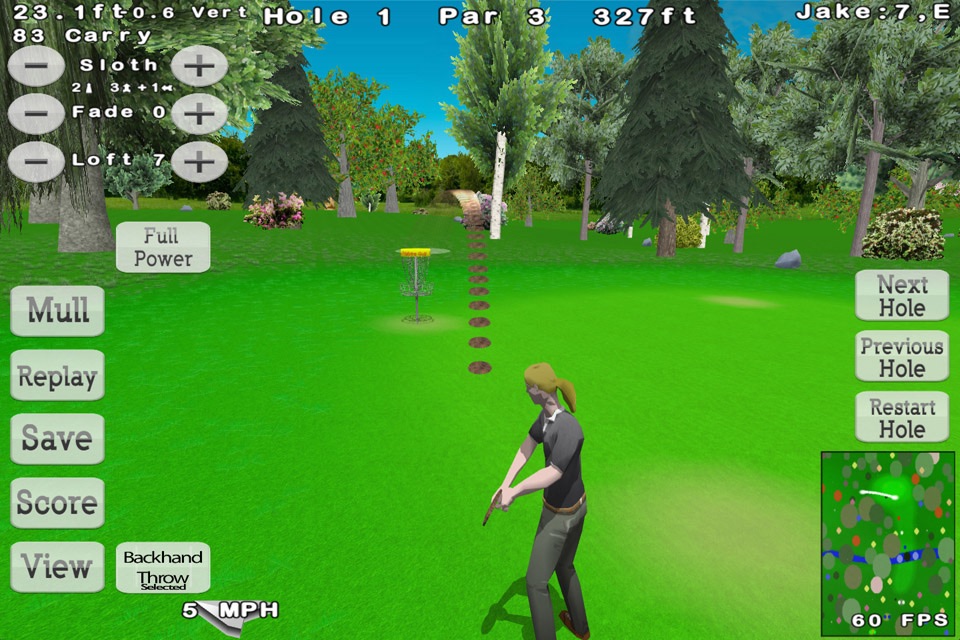 Disc Golf 3D Lite screenshot 4