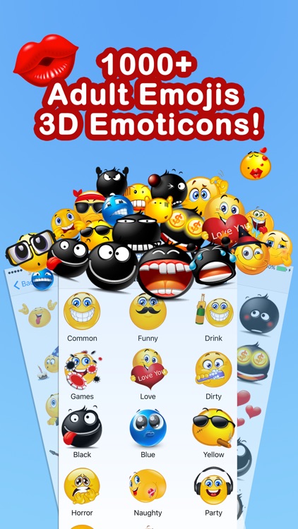 Adult Emoji Emoticons Pro - Smiley New Icons Faces