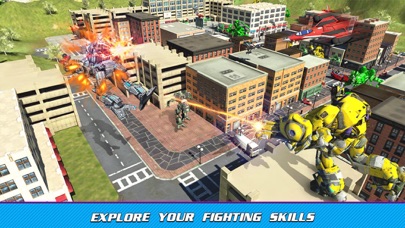 Flying Robot War Plane screenshot 2