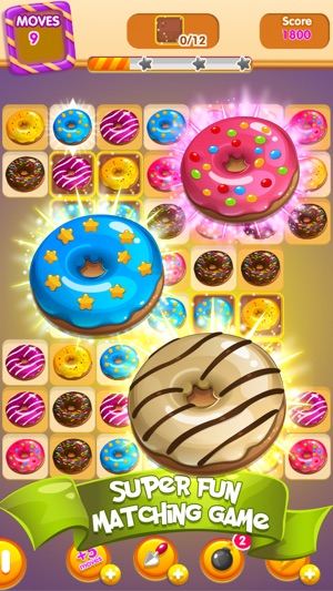 Donut Dazzle Dash - Match 3 Sweet Cookie Mania(圖1)-速報App