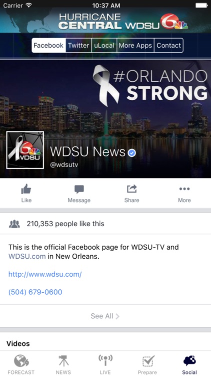 Hurricane Central WDSU New Orleans, Louisiana screenshot-4