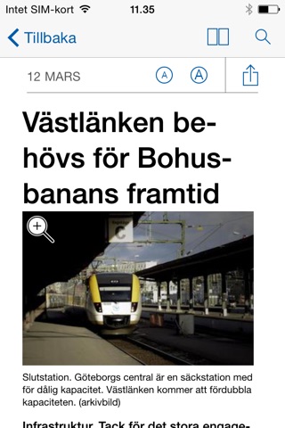 Bohusläningen E-tidning screenshot 4