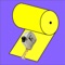 Based on the type of paper, this app calculates the linear feet of a roll