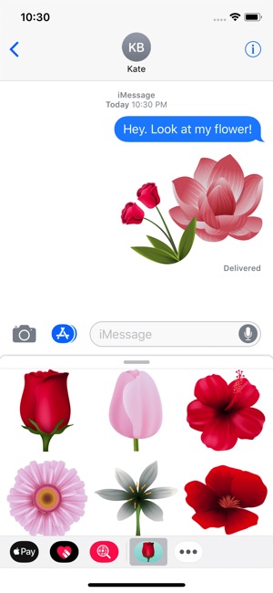 Pink Blossom Flower Stickers(圖1)-速報App