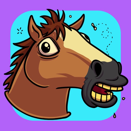 Jumping Horse Head Running Arcade Game Icon