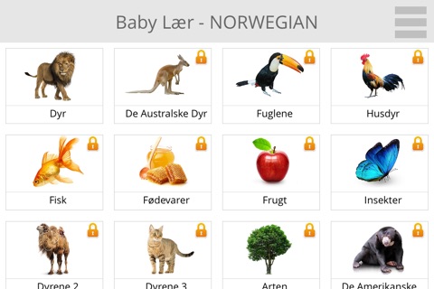 Baby Learn - NORWEGIAN screenshot 2