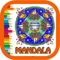 Mandala Coloring Book with Christmas collection for kids is beautiful game for getting relax
