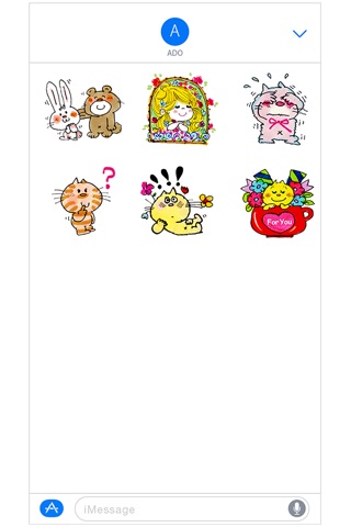 ADO MIZUMORI Cutie Stickers screenshot 3