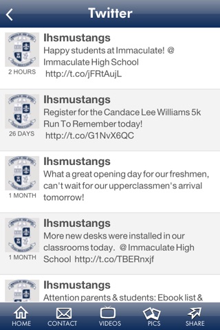 Immaculate High School screenshot 4