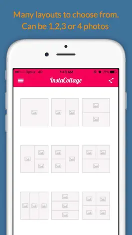 Game screenshot Collages & Layouts for instagram apk