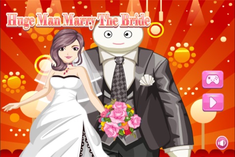 Huge Man Marry The Bride - dress up girl game screenshot 3