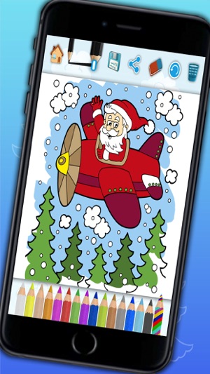 Draws to paint Xmas - Christmas coloring book for children w(圖3)-速報App