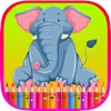 Animal Coloring Page for Kids - Preschool Toddler