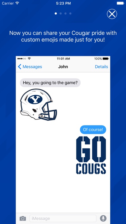 Rep the Y - BYU emoji keyboard