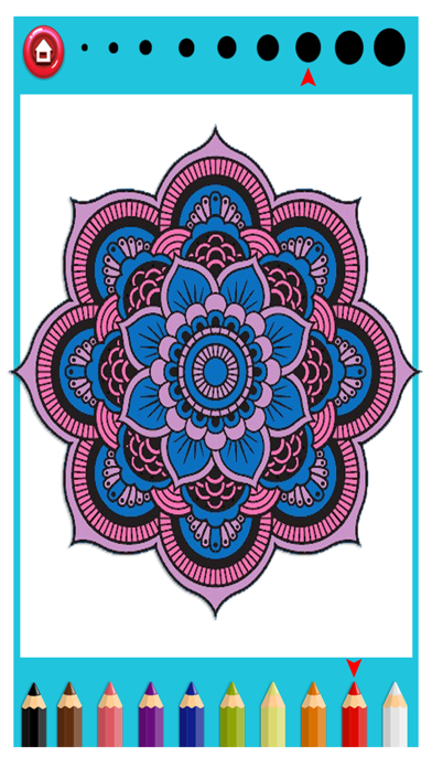 How to cancel & delete Mandala Coloring for Adults - Adults Coloring Book from iphone & ipad 1