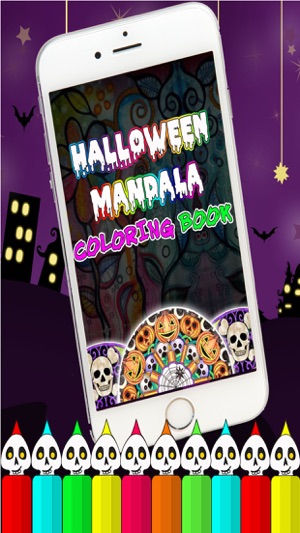 Halloween Mandala Coloring Book(圖2)-速報App