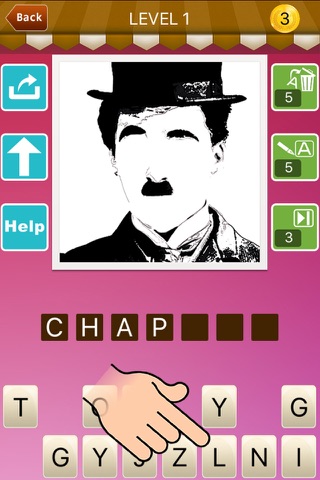 Guess Celebrity Names Free App - Now,Let's Discover The Prime People Names Photos screenshot 3