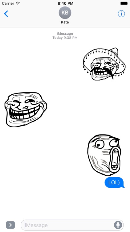 Memes - Rage Comic Stickers for iMessage screenshot-4