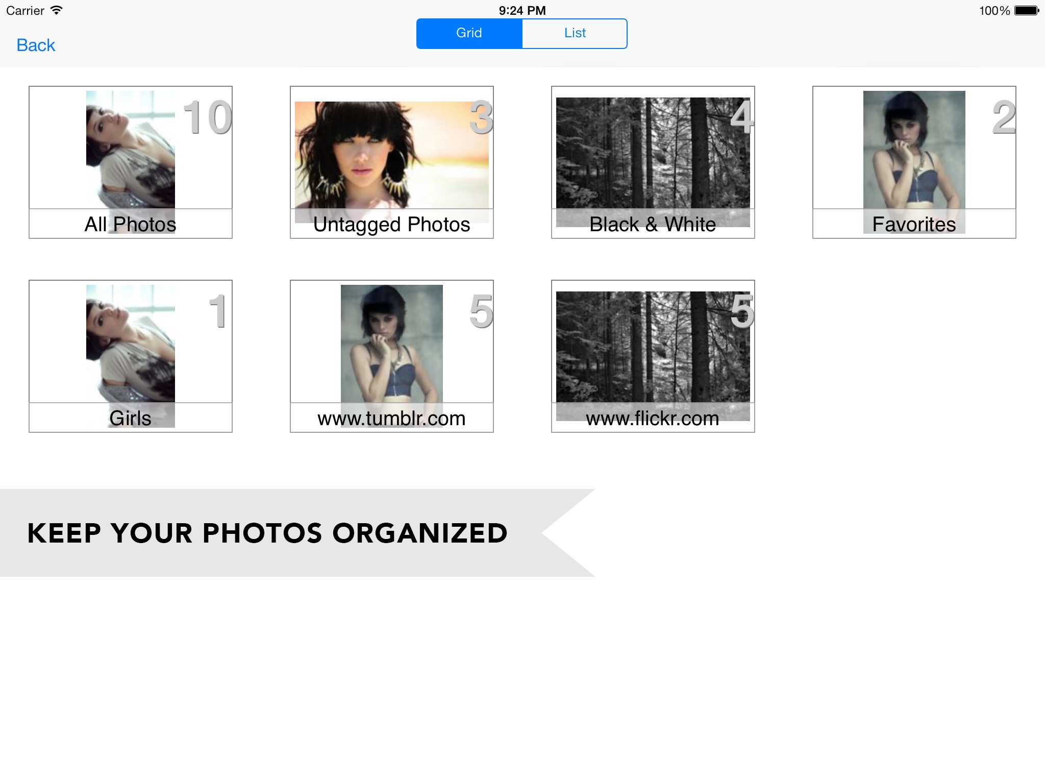 Photofile - Web image browser and photo downloader screenshot 4