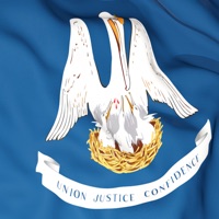 Louisiana Flag Stickers PC 용