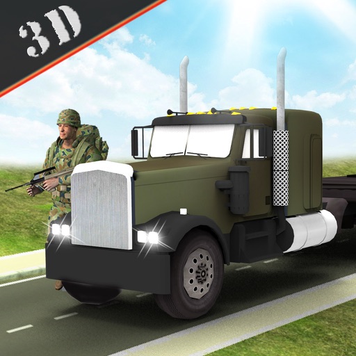 Offroad Army Truck - Driving Simulator & Transport Icon
