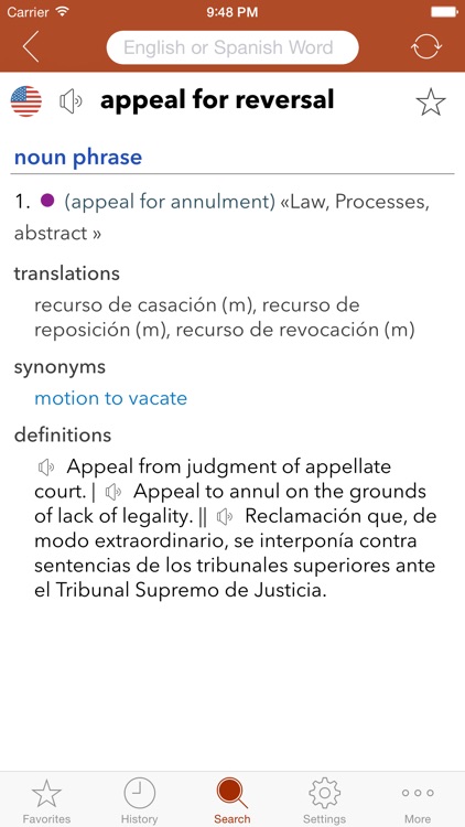 English Spanish Legal Dictionary screenshot-4