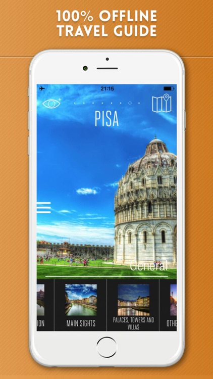 Pisa Travel Guide with Offline City Street Map