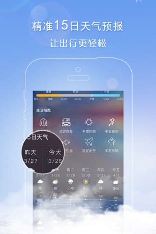 天气君 - 实时天气预报和空气质量监测 screenshot 3