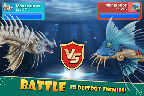 Sea Monster City - Battle Game screenshot 2