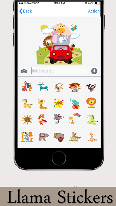 Llama Stickers Emojis screenshot 3