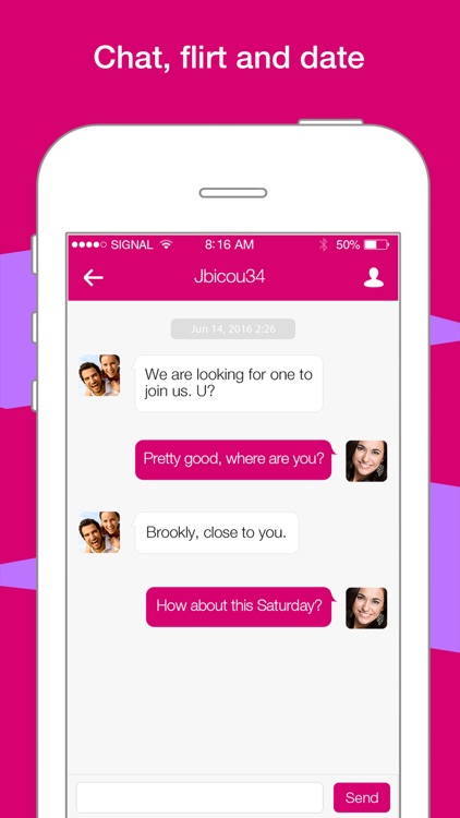 Bisexual Dating: Bi Sexual Couples, Threesome Chat screenshot-3