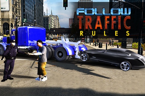 Heavy Tow Truck Driver 3D 2015 - Real trucker simulation and parking game screenshot 3