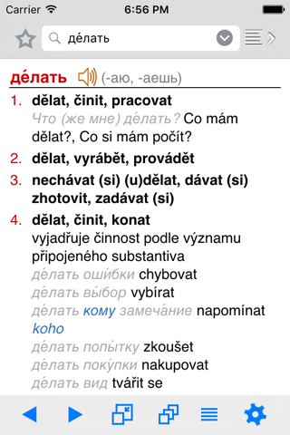 Lingea Rusko-český velký slovník screenshot 2