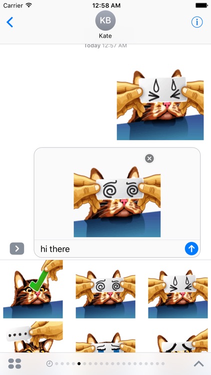 Paper Cat - Stickers for iMessage