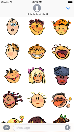 Emotion Face Sticker, Emoji - Fv Pack 01(圖2)-速報App