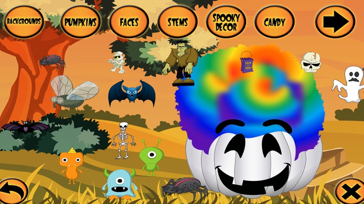 Pumpkin Maker & Decorate Virtual Halloween Creator