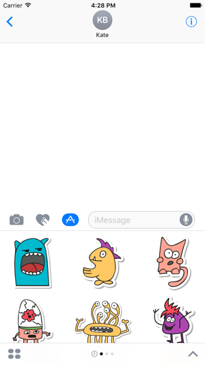 Monster Message Stickers