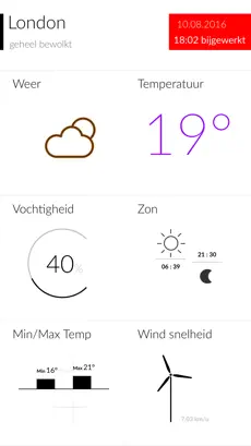Screenshot 2 Mijn Weer iphone
