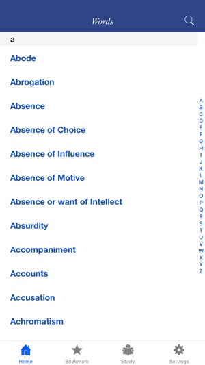 English Thesaurus: general ideas classif