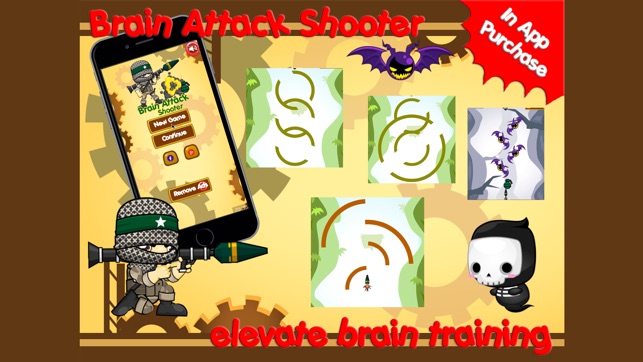 Brain Attack Shooter - brain teasers for kids(圖2)-速報App