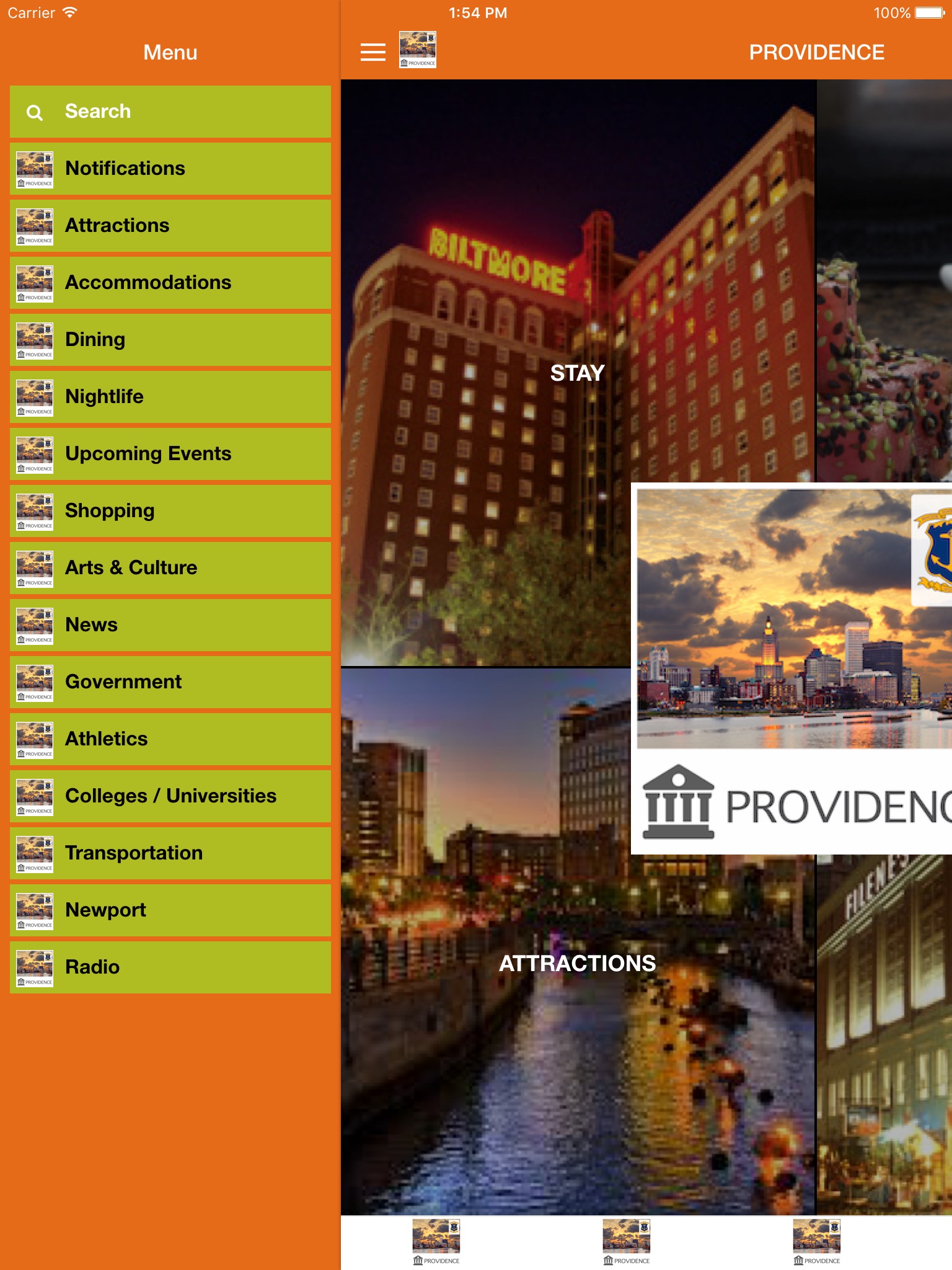 Providence RI screenshot 2