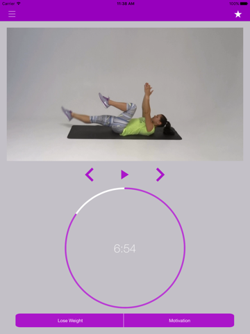 Flat Stomach Workouts Belly Fat Trainer Exercises screenshot 3