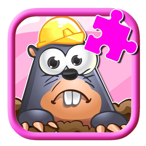 Jigsaw Puzzle Game The Mole Edition Fun For Kids iOS App