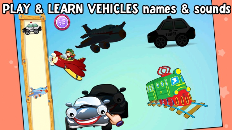 Amazing Vehicles Puzzles - First Words Vehicles