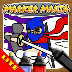 Activities of Marker Mania for Boys FREE: My Kids Doodle Ninja Hero Coloring Book