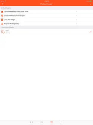 Captura 5 Music Cloud - Songs Player for GoogleDrive,Dropbox iphone
