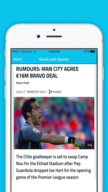 Live Score for Premier League 2016 EPL News App